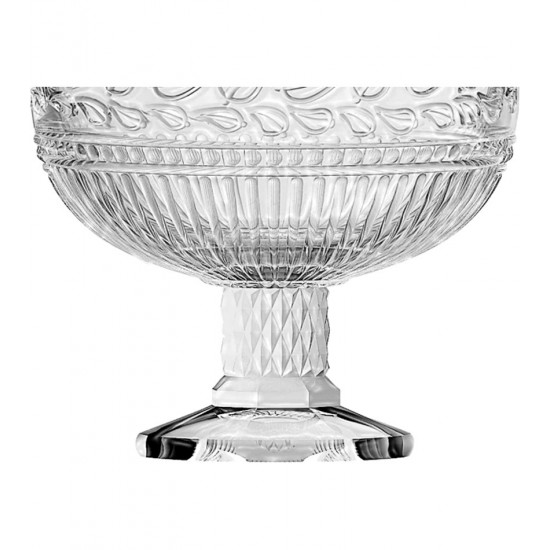 Bomboniere 20cm Por 12cm Republic Com Pé Em Cristal Ecológico L'Hermitage